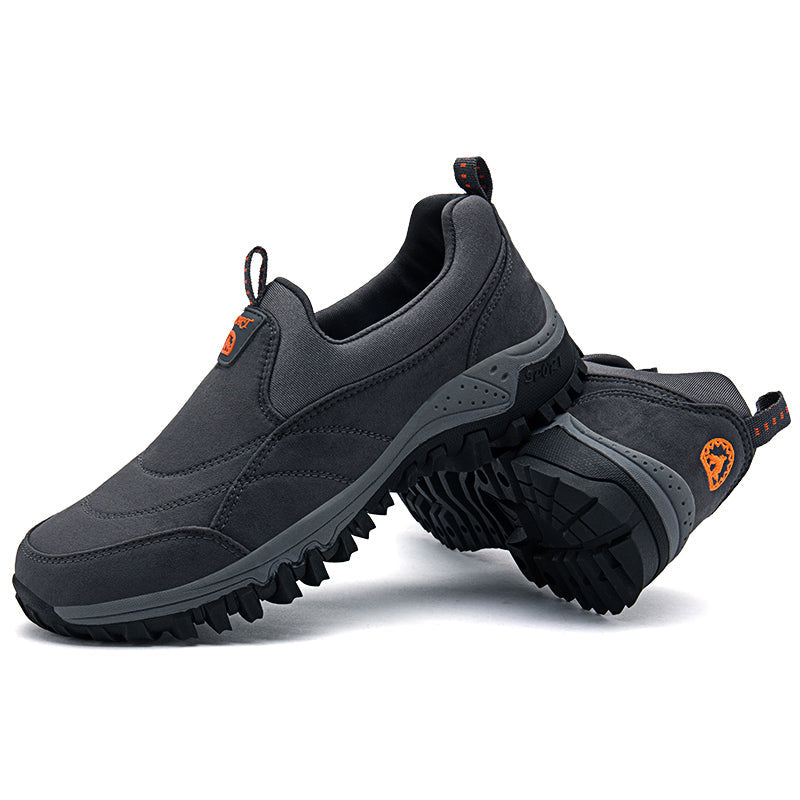 (⏰Last Day 70% OFF🔥) Veteran-Recommended Men's Slip-On Work Shoes – Cushioned Comfort, Arch Support, Non-Slip, Lightweight, All-Day Stability